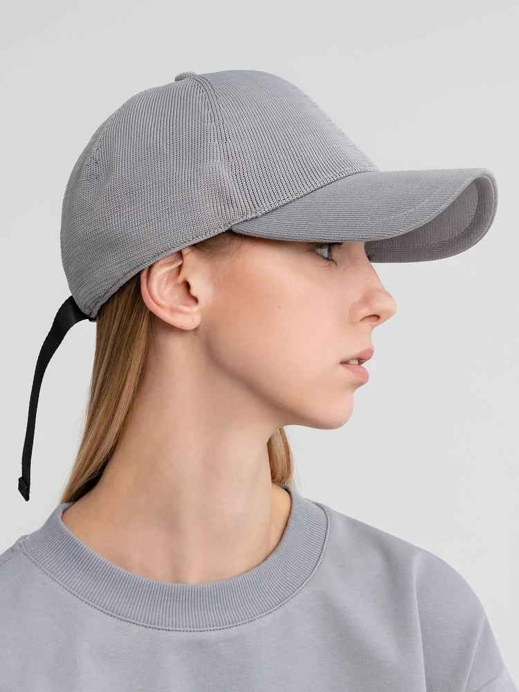 Бейсболка Dogoni серая - фото 7