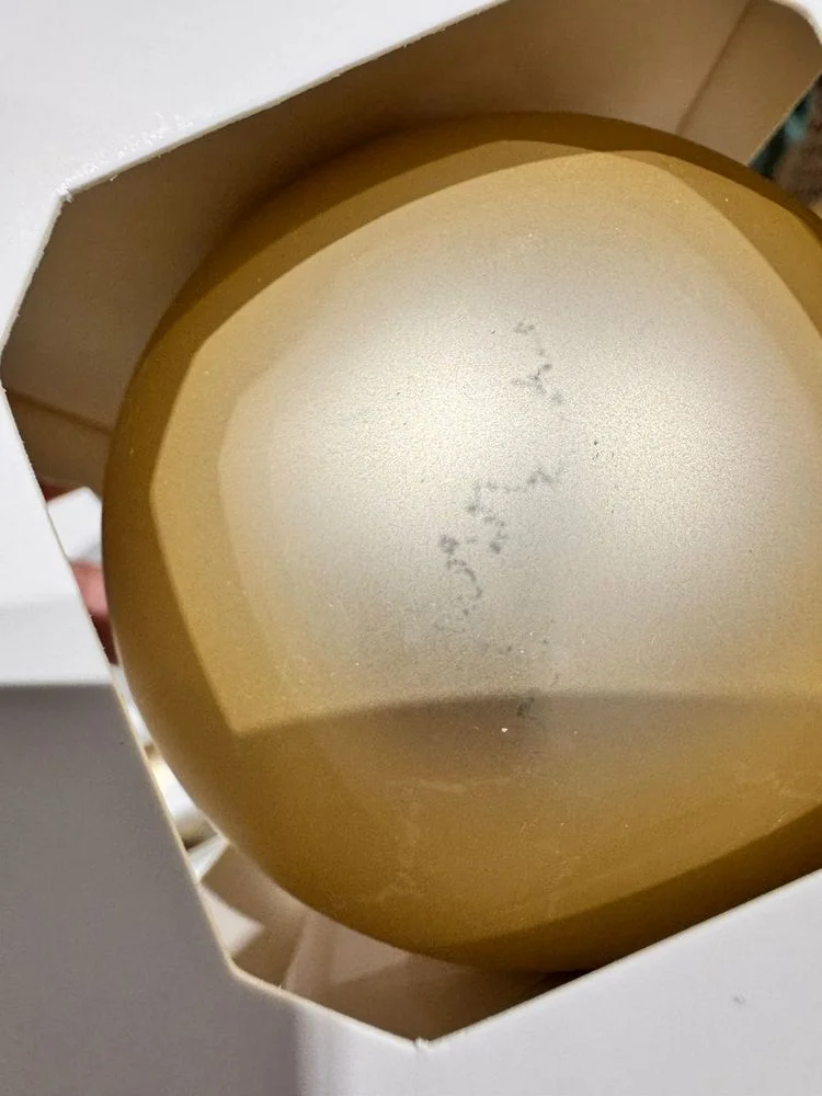 Оформительский шар Finery 8 см матовый золотистый - фото 6