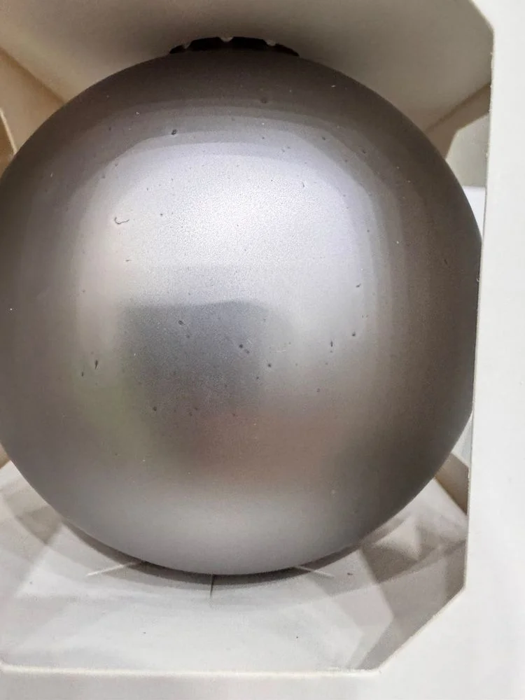 Оформительский шар Finery, 8 см, матовый серебристый - фото 7