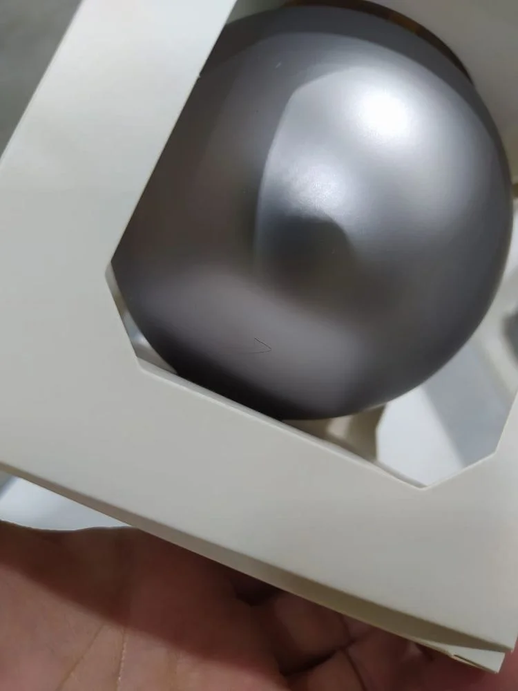 Оформительский шар Finery 10 см матовый серебристый - фото 3