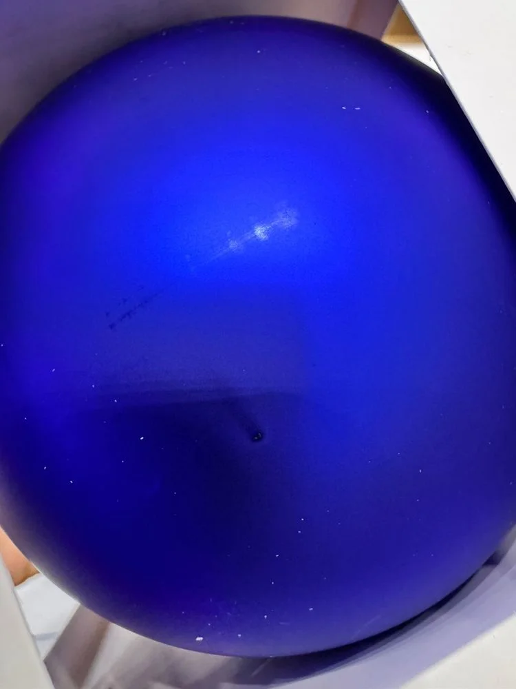 Оформительский шар Finery, 10 см, матовый синий - фото 4