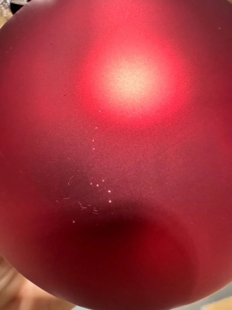 Оформительский шар Finery 10 см матовый красный - фото 5