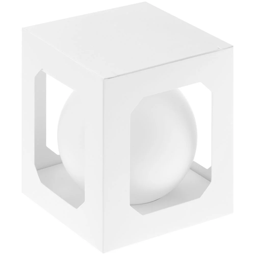 Оформительский шар Finery, 10 см, матовый белый - фото 2