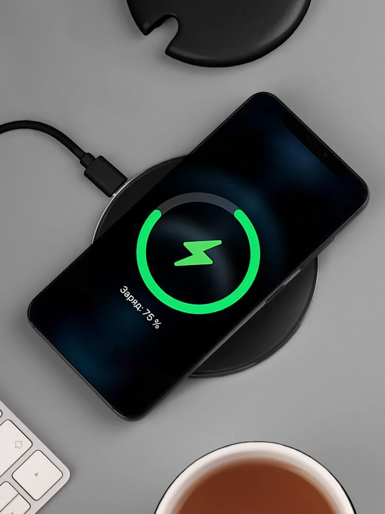 Кружка с подогревом и беспроводной зарядкой dualBase ver. 2.0 Matt черная - фото 13