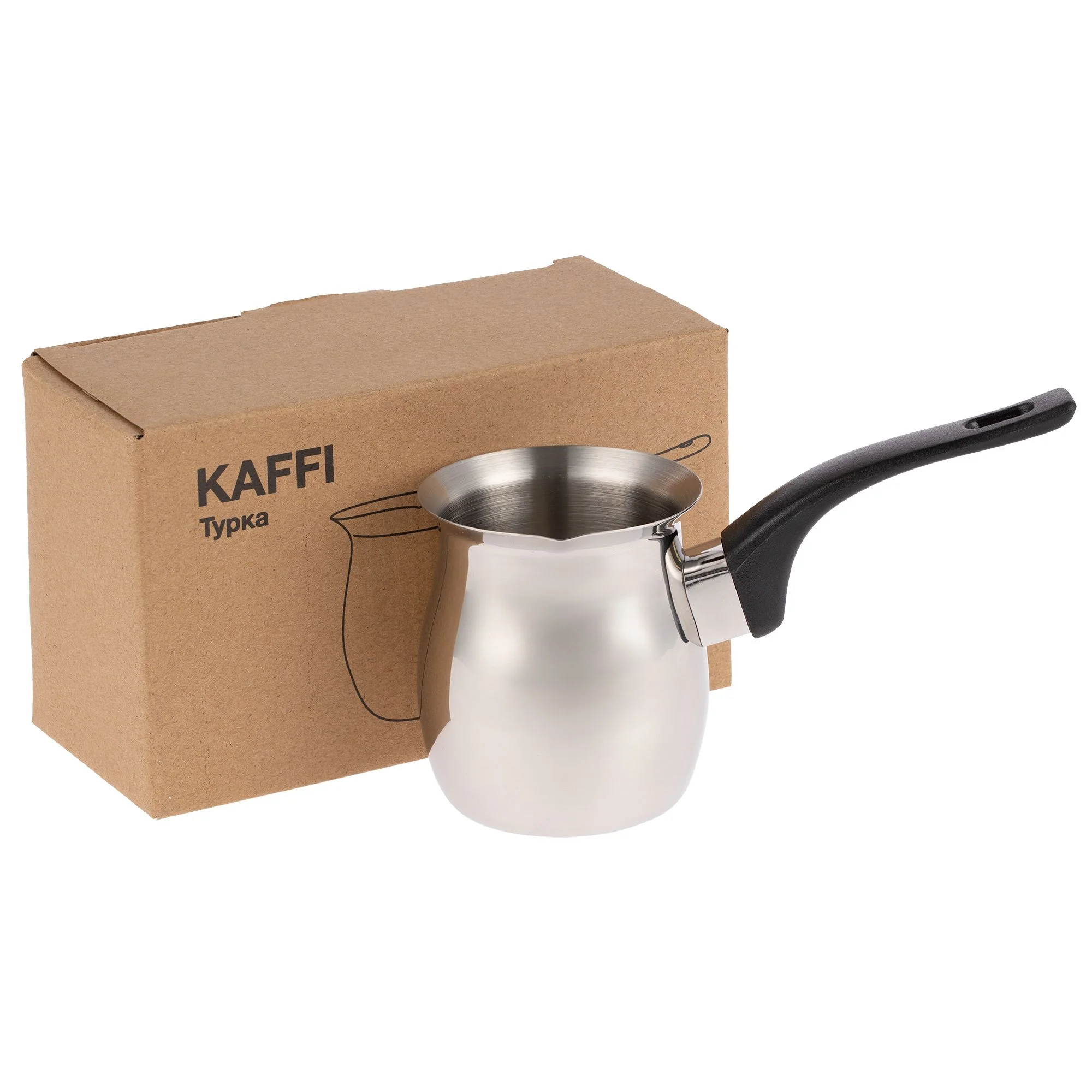 Турка Kaffi ver.2 серебристая - фото 4