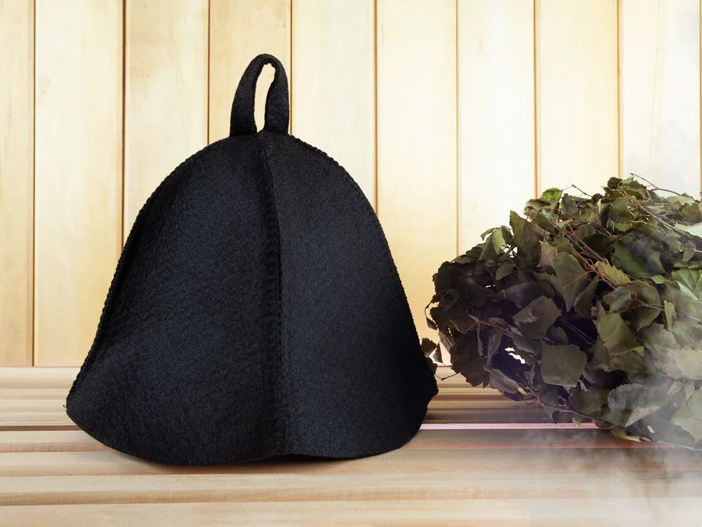 Банная шапка Heat Off черная - фото 4