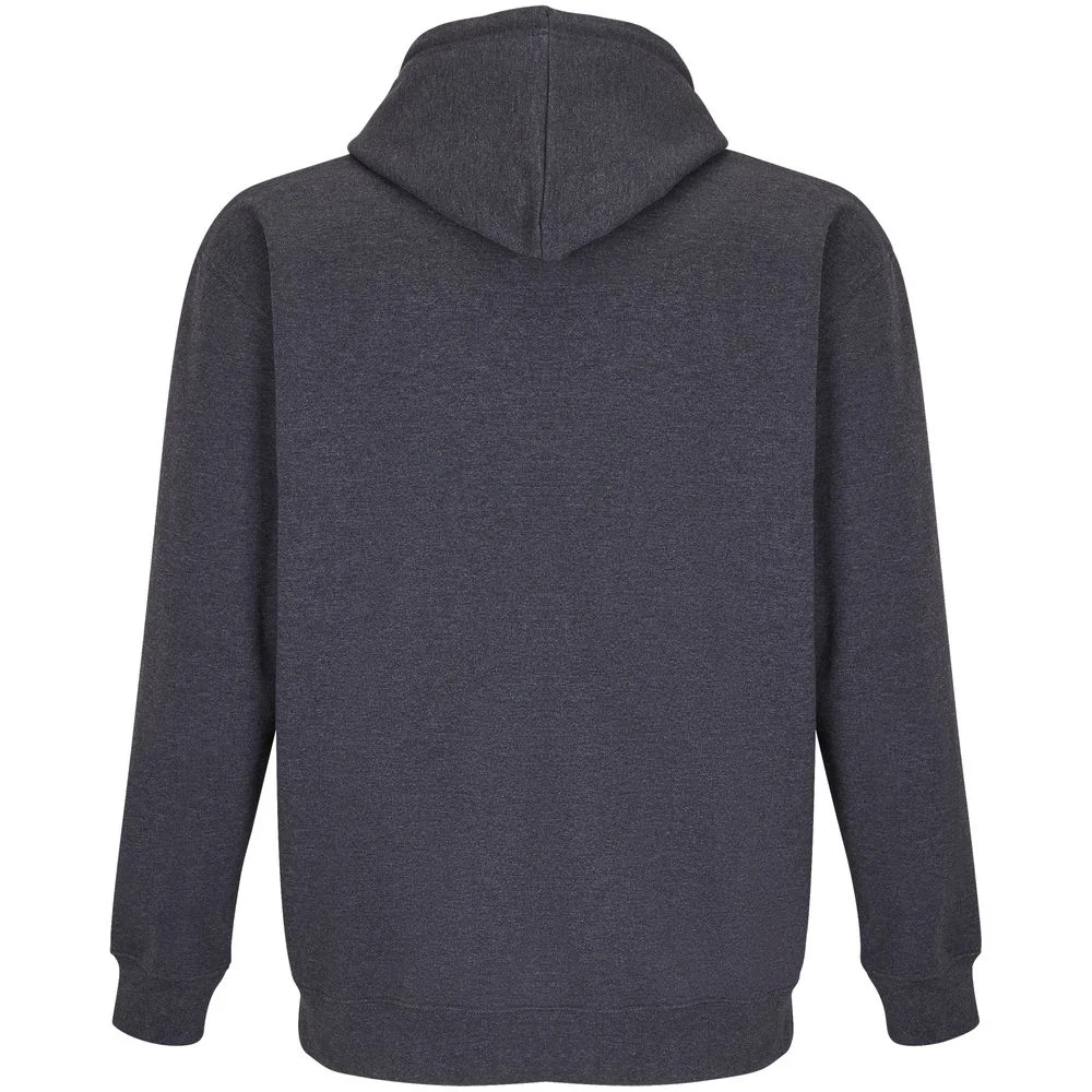 Толстовка унисекс Carter черный меланж - фото 3