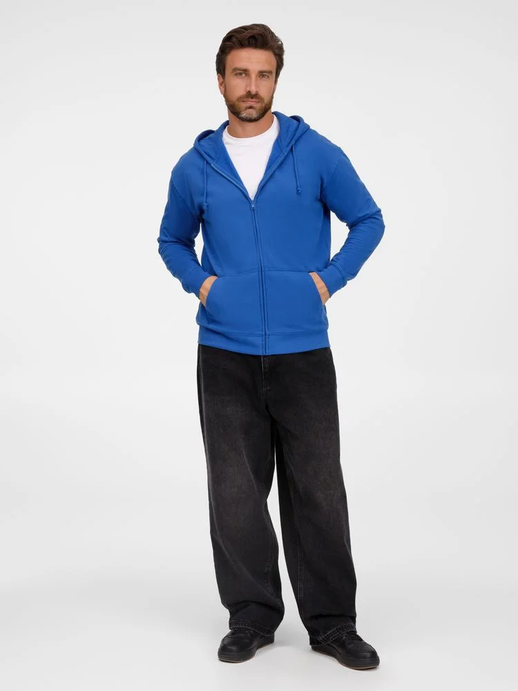 Толстовка унисекс Carter ярко-синяя royal - фото 8