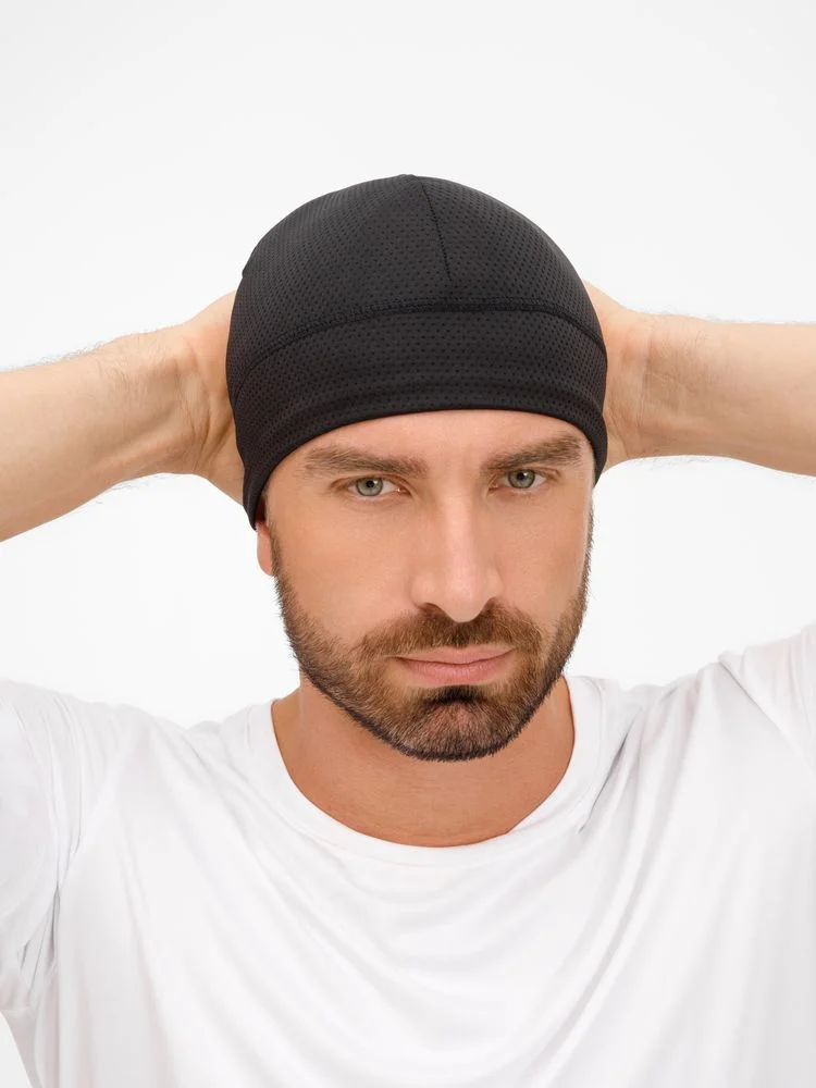 Шапка спортивная GoHead, черная - фото 5