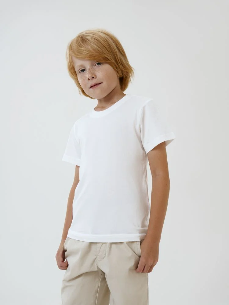 Футболка детская T-Bolka Kids белая белоснежная - фото 5