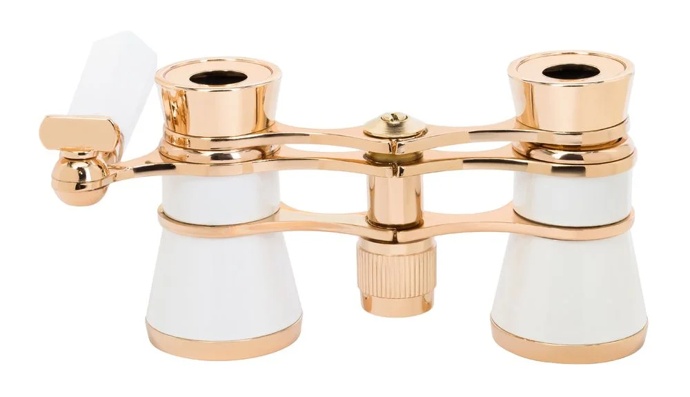 Театральный бинокль-лорнет Broadway 325E белый - фото 4