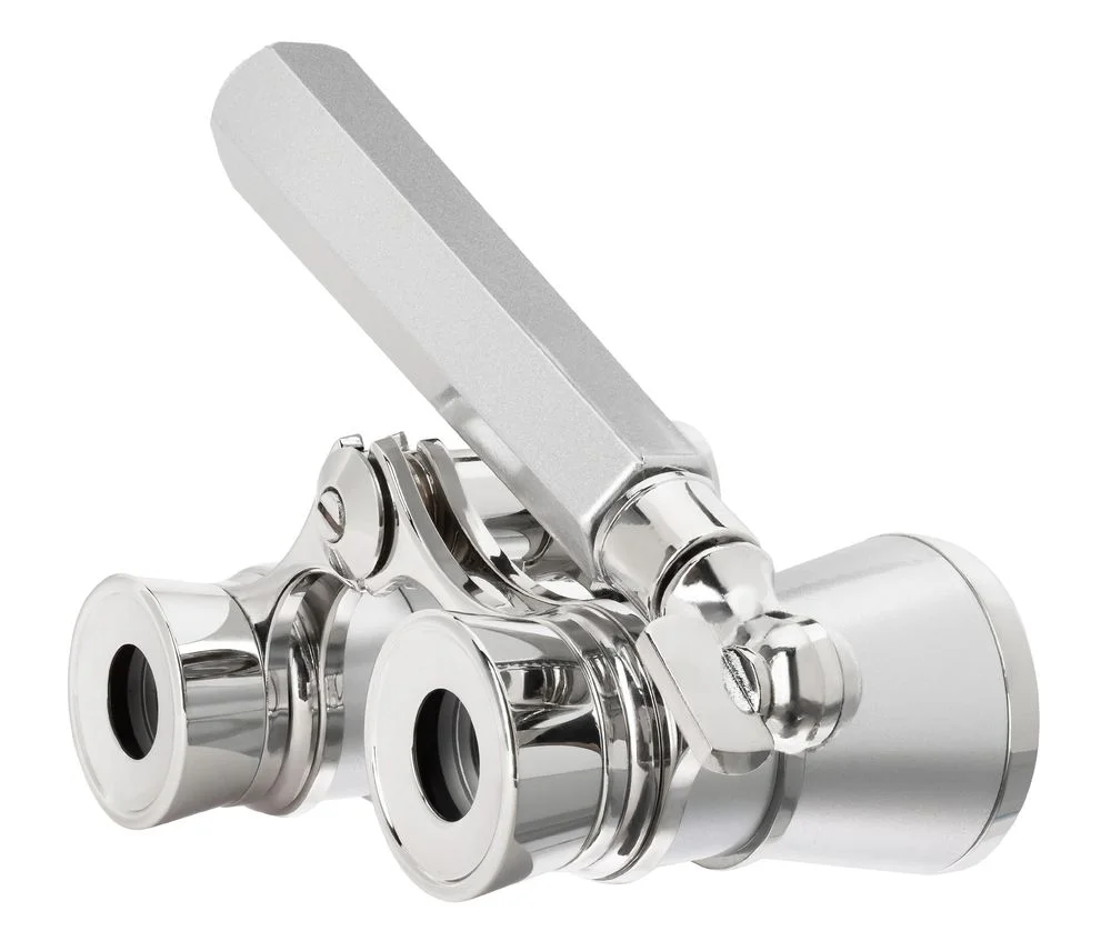 Театральный бинокль-лорнет Broadway 325E, серебристый - фото 3