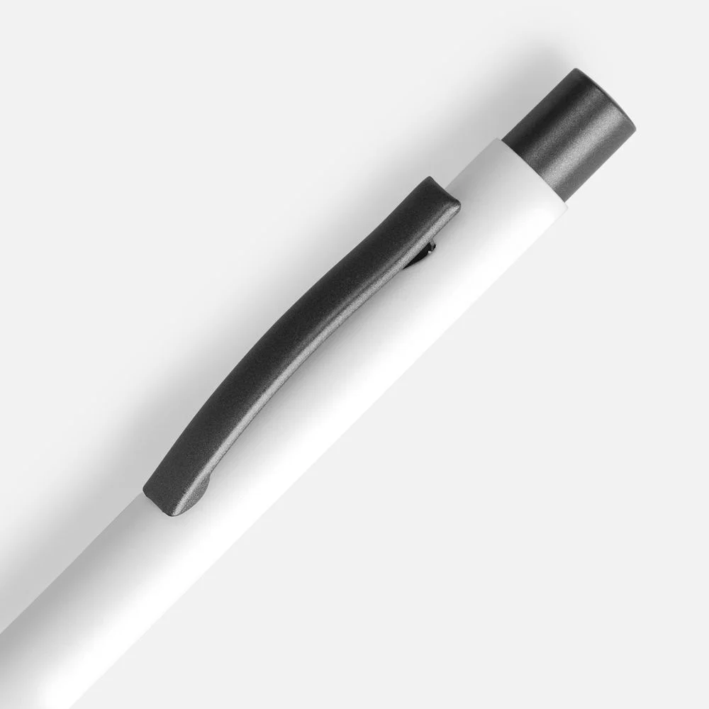 Ручка шариковая Atento Soft Touch белая - фото 3