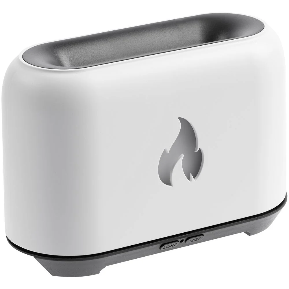 Увлажнитель-ароматизатор Fire Flick с имитацией пламени белый - фото 2