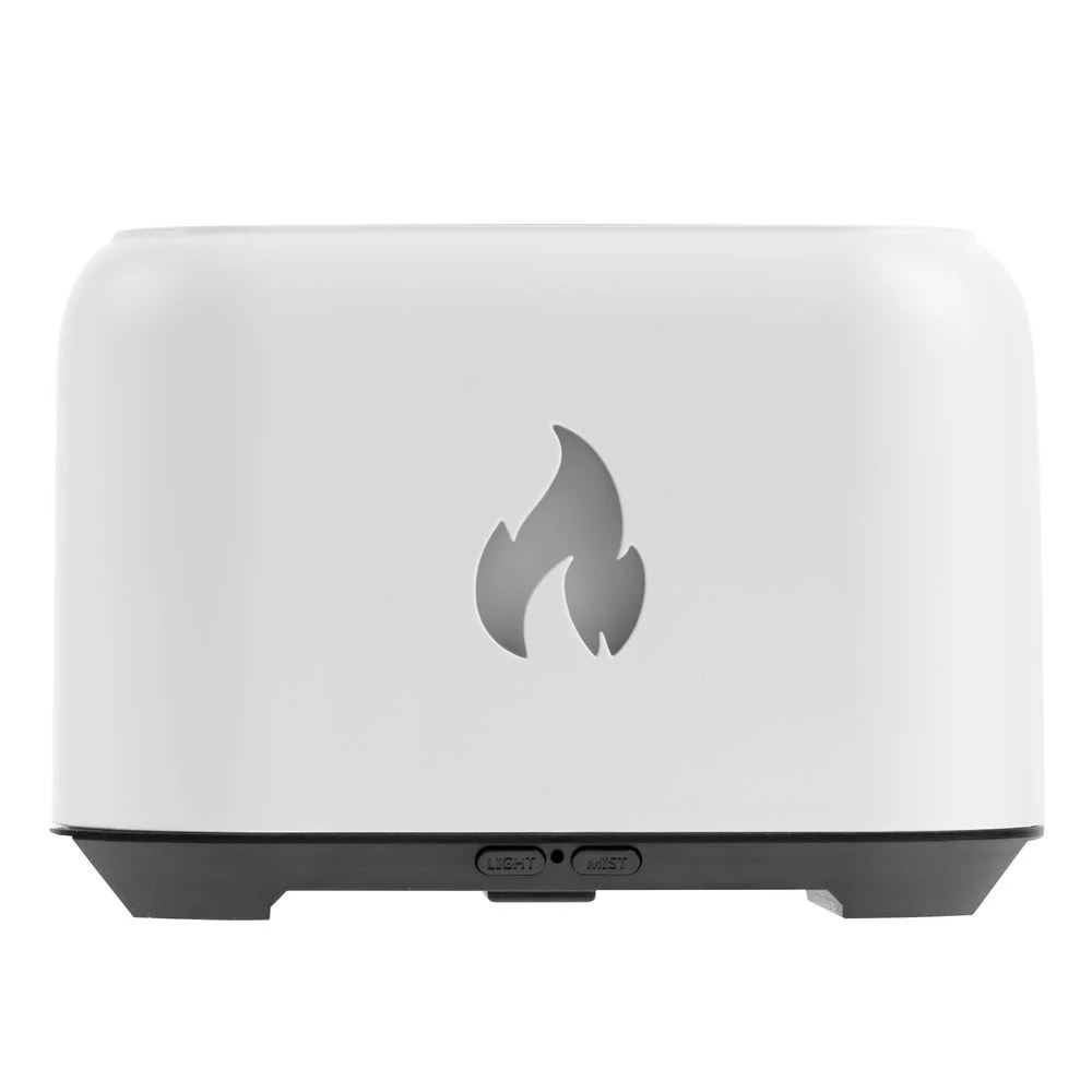 Увлажнитель-ароматизатор Fire Flick с имитацией пламени белый - фото 3