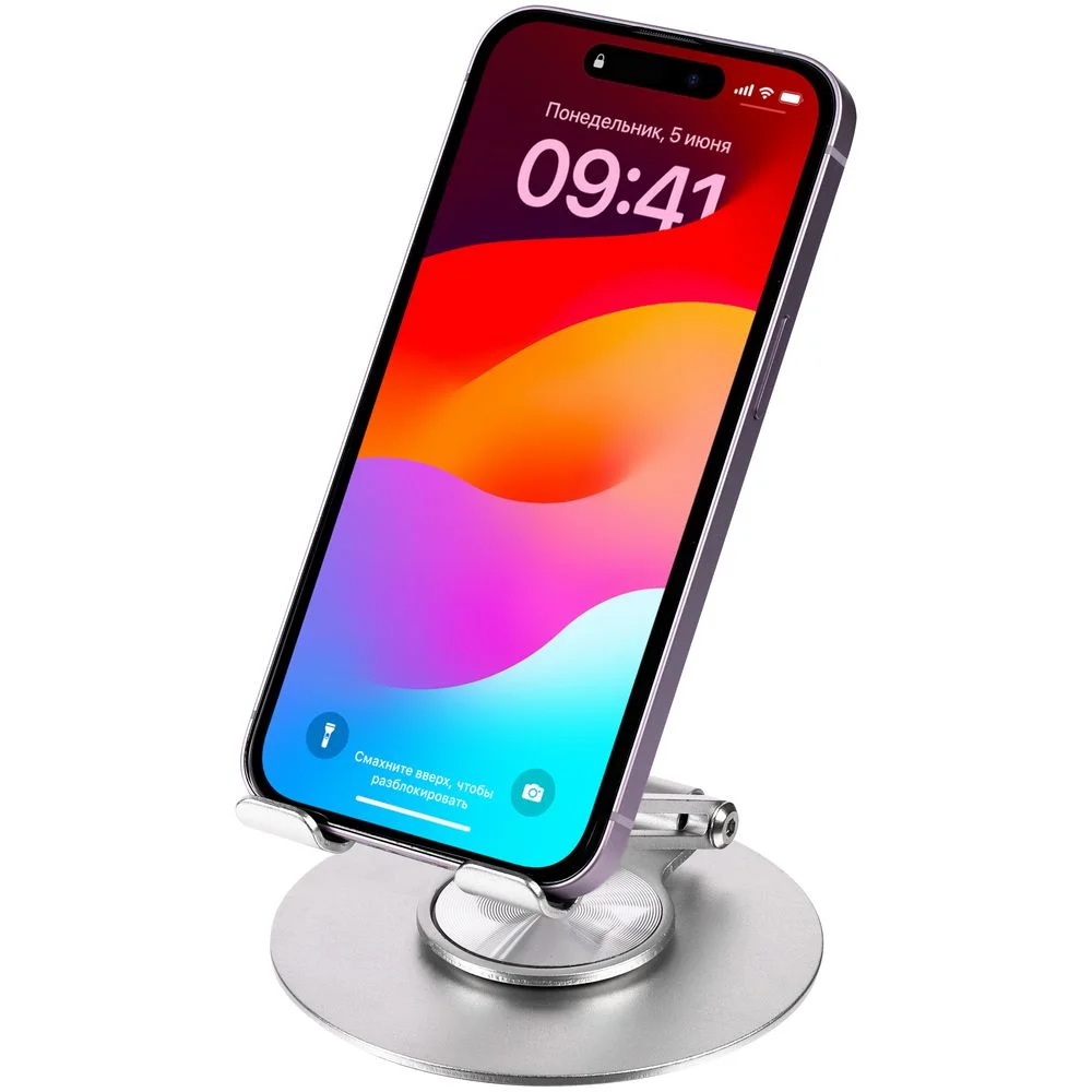 Подставка для смартфона Smartic серебристая - фото 4
