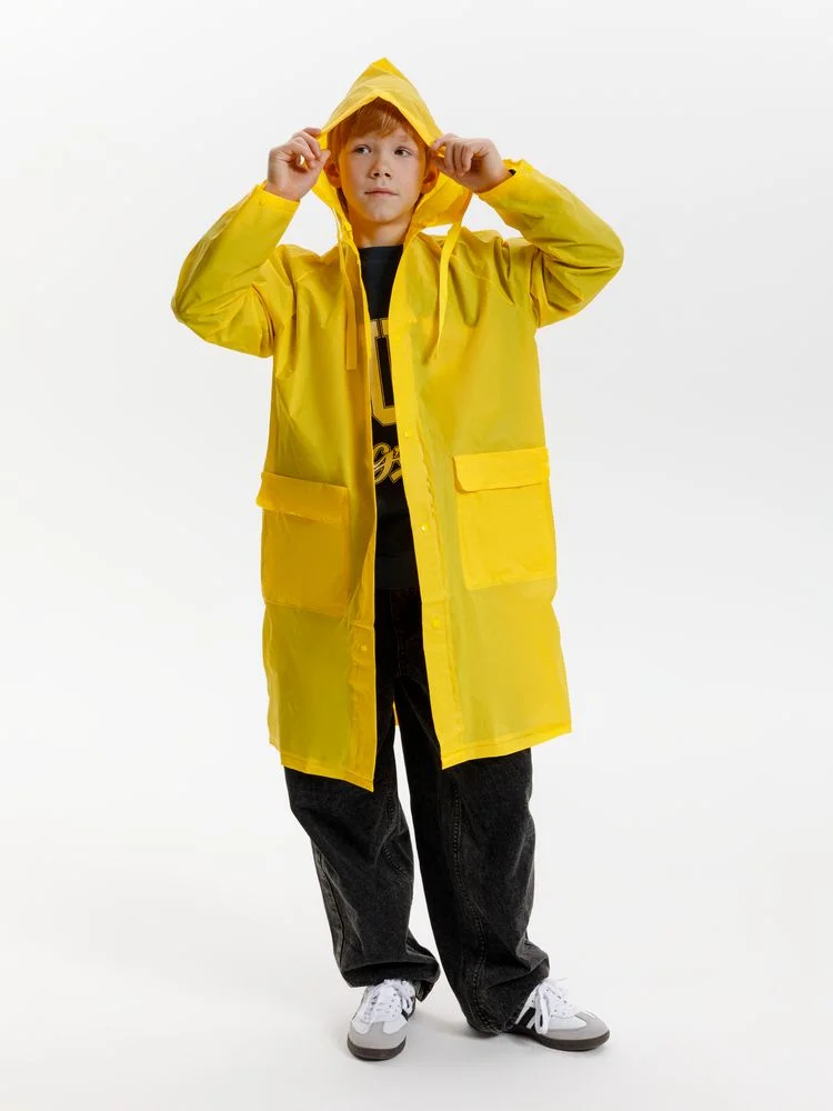 Дождевик детский RainDrop Kids желтый - фото 15
