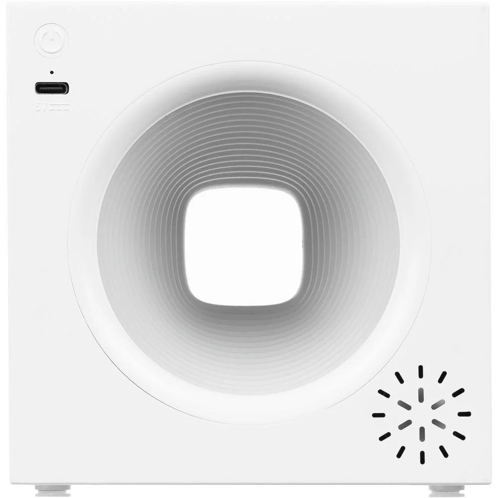 Bluetooth-колонка с подсветкой Volumetric белая - фото 4