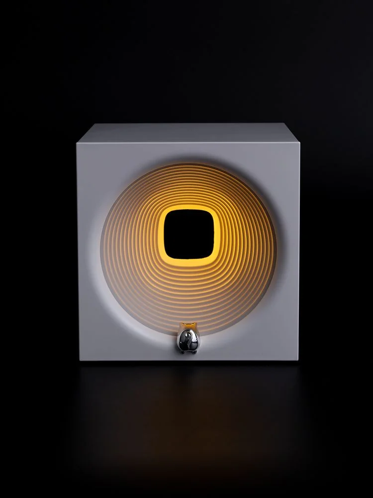 Bluetooth-колонка с подсветкой Volumetric белая - фото 8