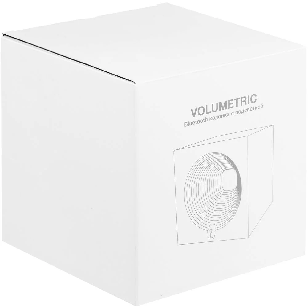 Bluetooth-колонка с подсветкой Volumetric белая - фото 9