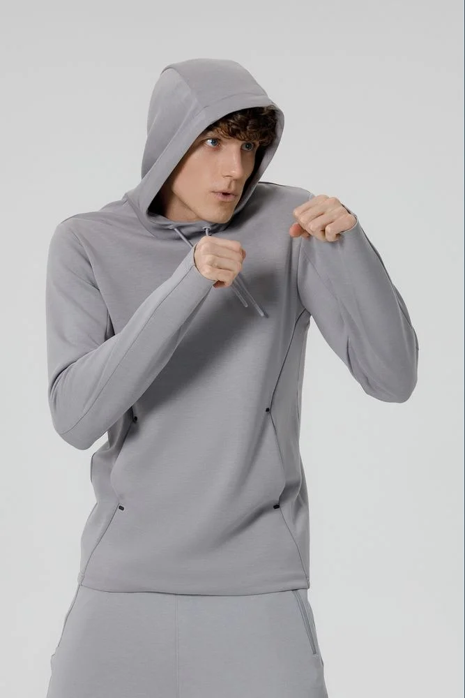Худи унисекс Begi, серое - фото 13