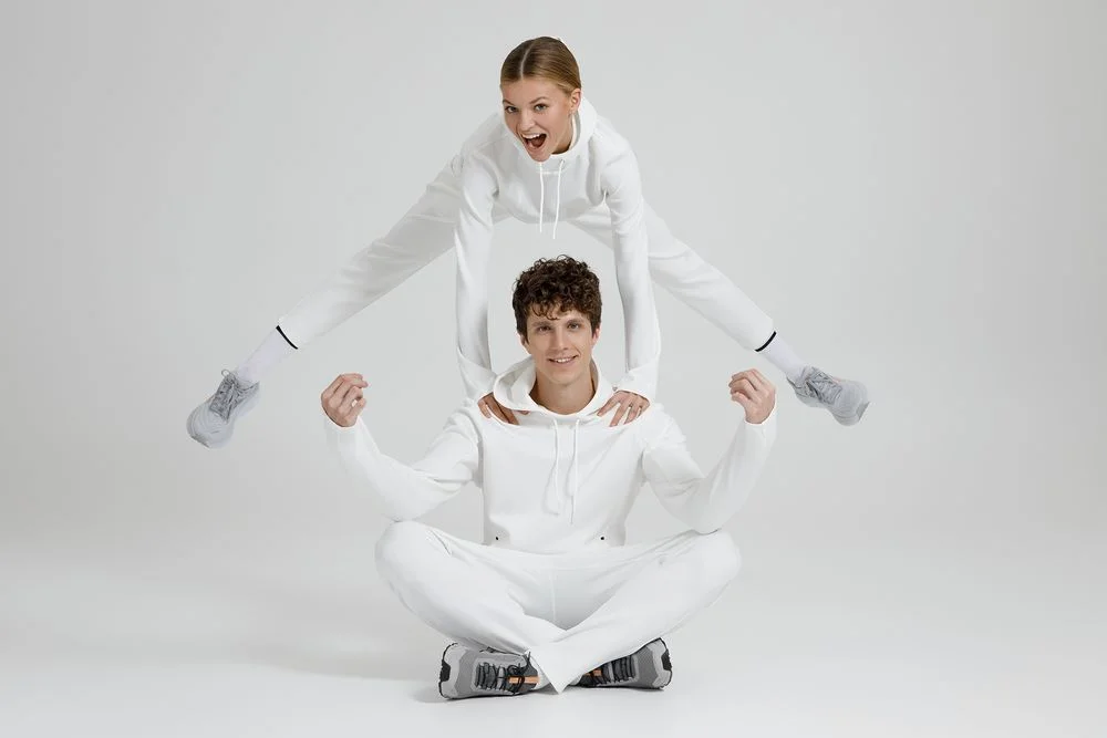 Худи унисекс Begi молочно-белое - фото 17