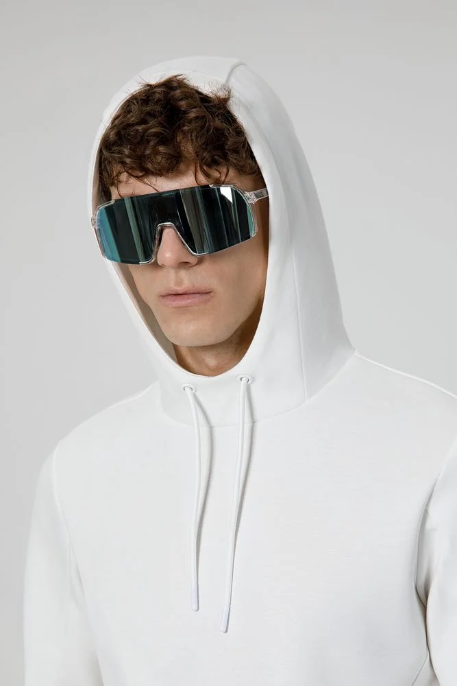 Худи унисекс Begi молочно-белое - фото 8