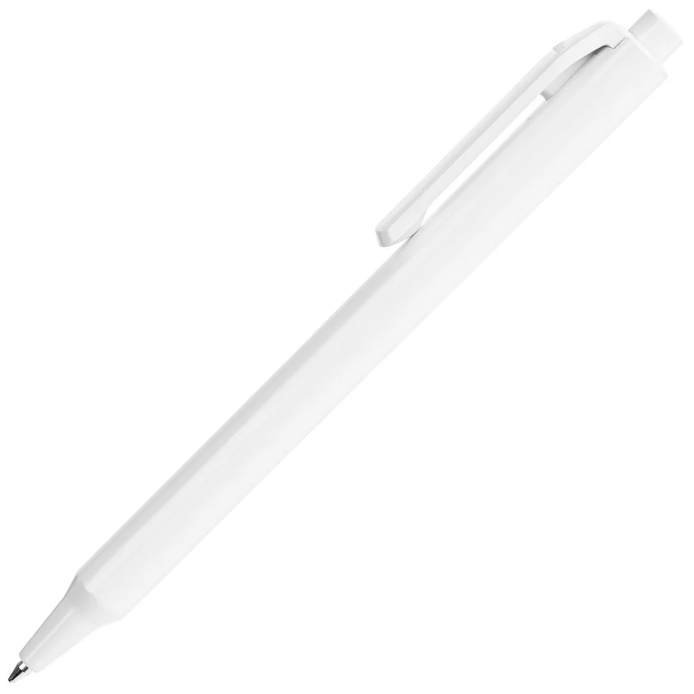 Ручка шариковая Pigra P04 Polished белая - фото 3