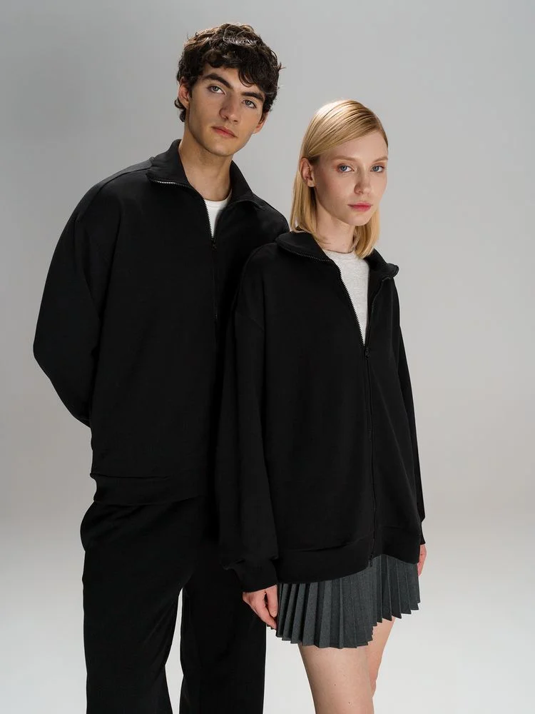 Толстовка унисекс Neofit черная - фото 11