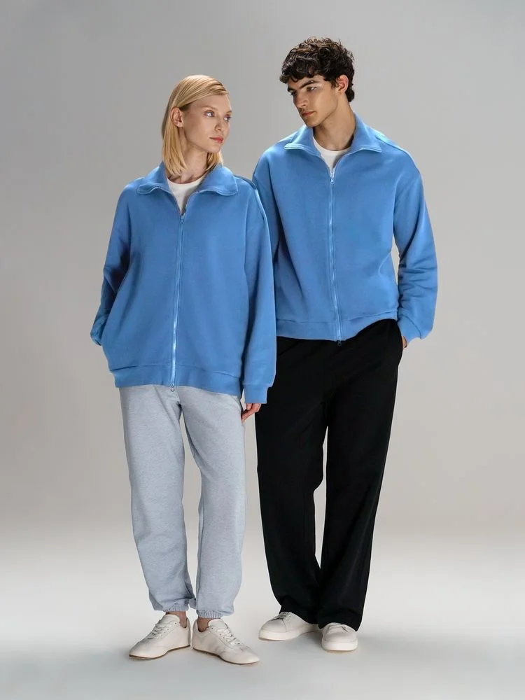 Толстовка унисекс Neofit синяя - фото 12