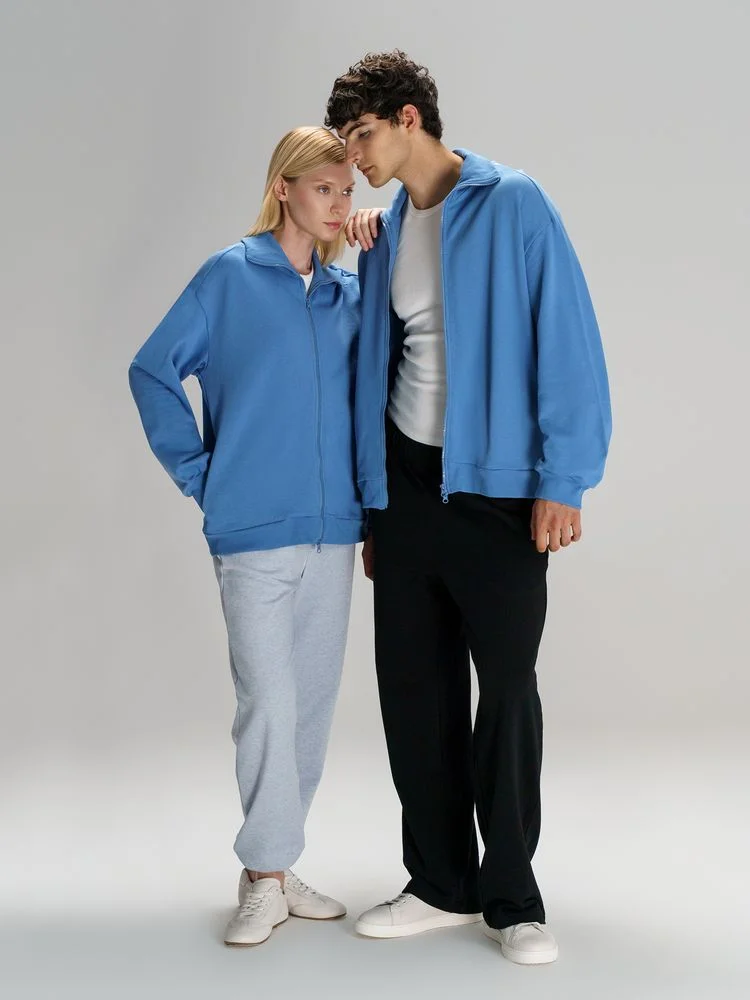 Толстовка унисекс Neofit синяя - фото 13