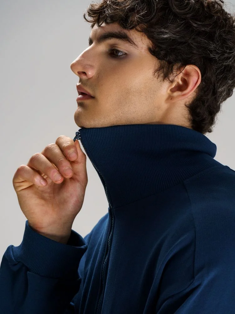 Толстовка унисекс Neofit темно-синяя - фото 10