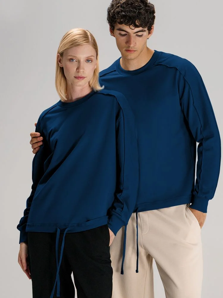 Свитшот унисекс Vozduh темно-синий - фото 10