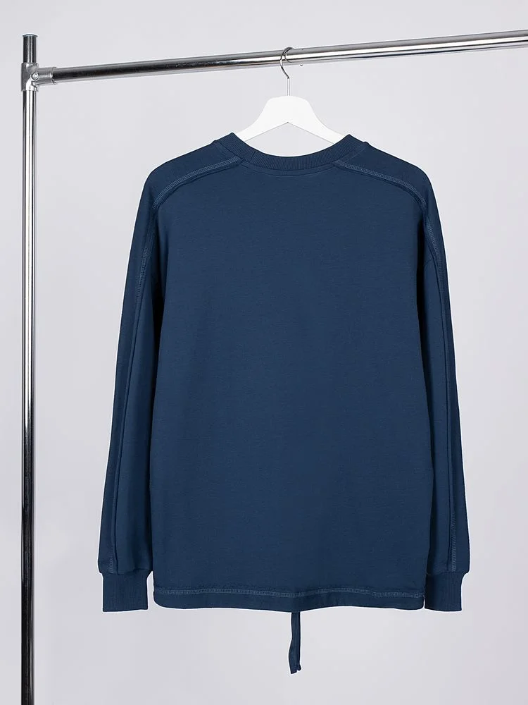 Свитшот унисекс Vozduh темно-синий - фото 2