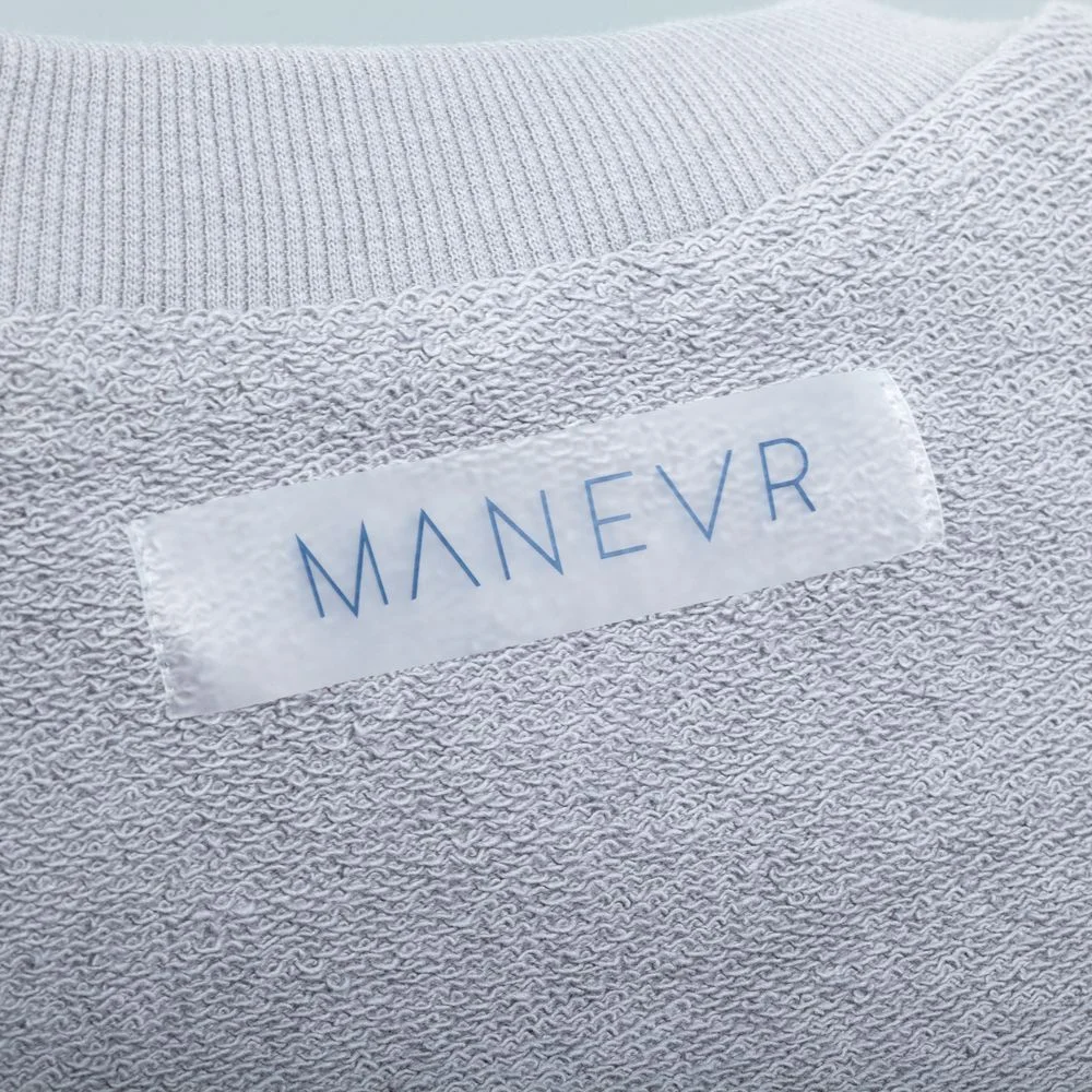 Свитшот оверсайз унисекс Vozduh светло-серый - фото 14