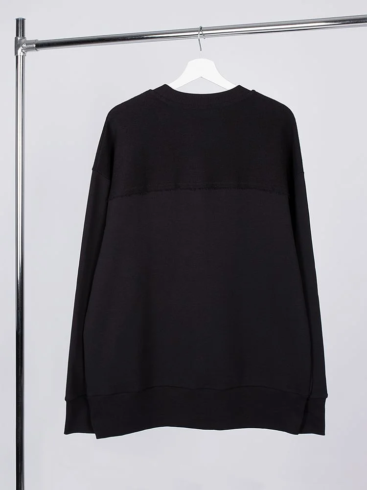 Свитшот оверсайз унисекс Vozduh черный - фото 2