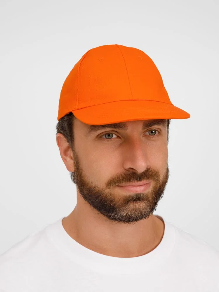 Бейсболка Apollo, оранжевая - фото 5