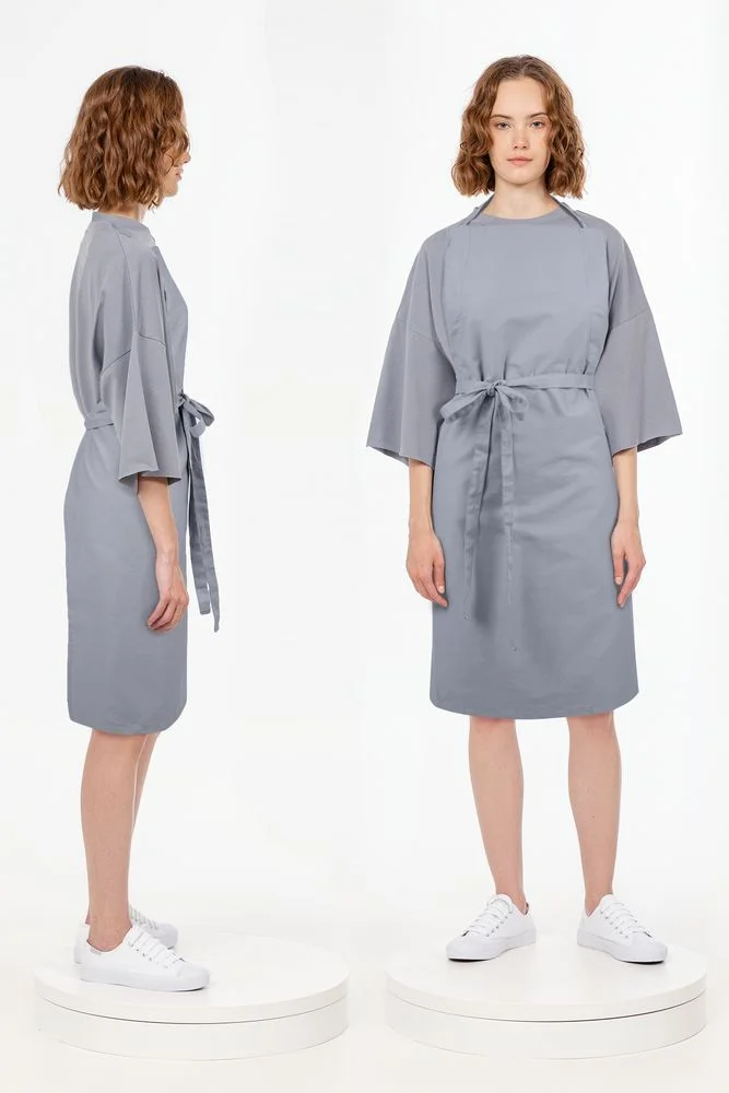 Фартук E1 серый - фото 7