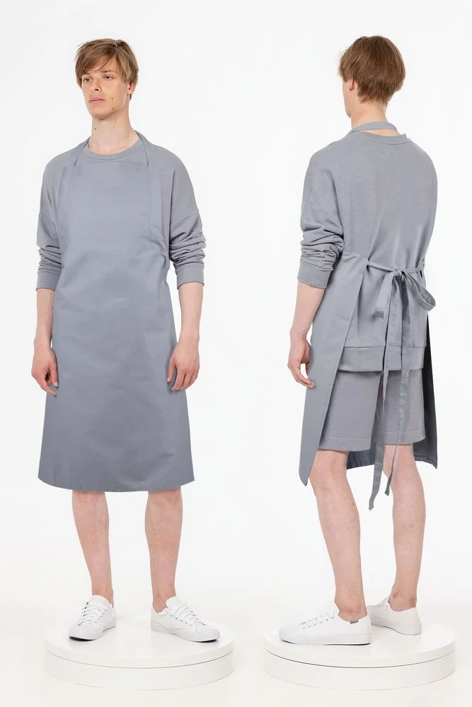 Фартук E1 серый - фото 8