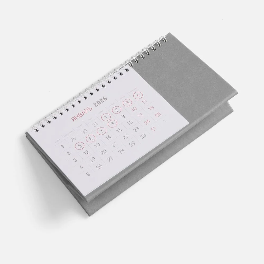 Календарь настольный Brand, серый - фото 3