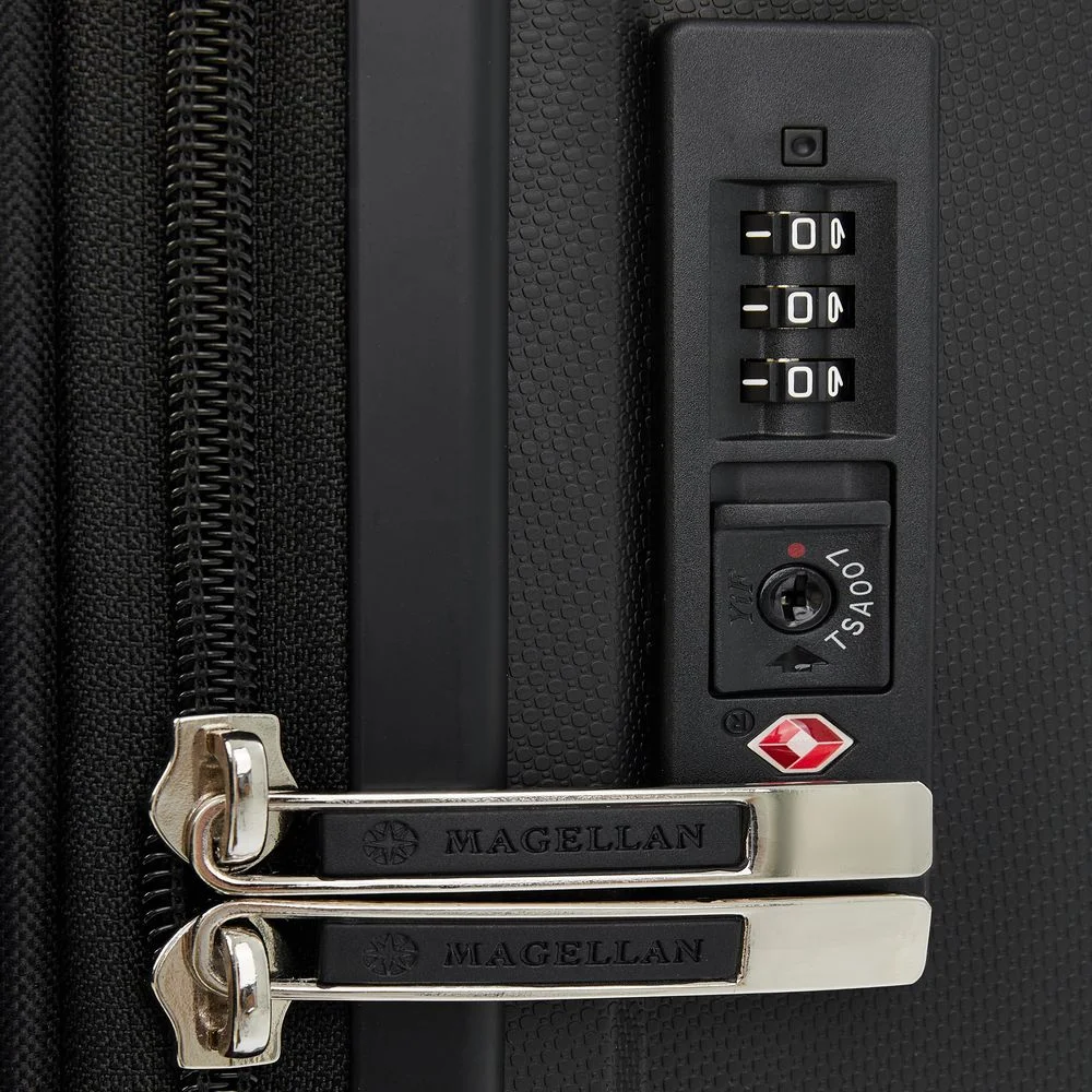 Чемодан Santiago M черный - фото 5