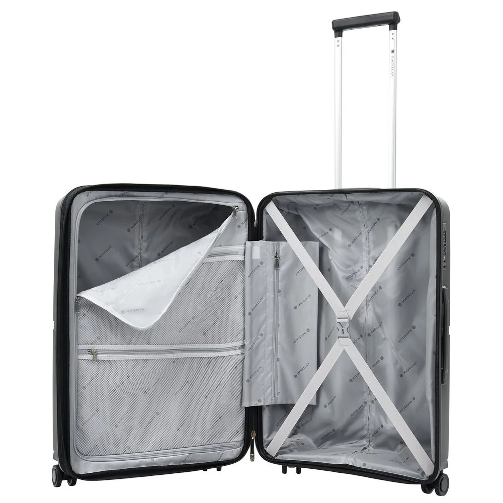 Чемодан Santiago M черный - фото 7