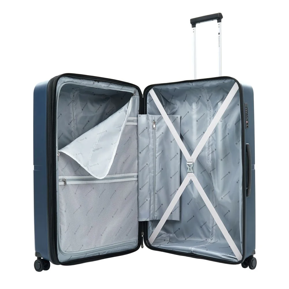 Чемодан Santiago L темно-синий - фото 8