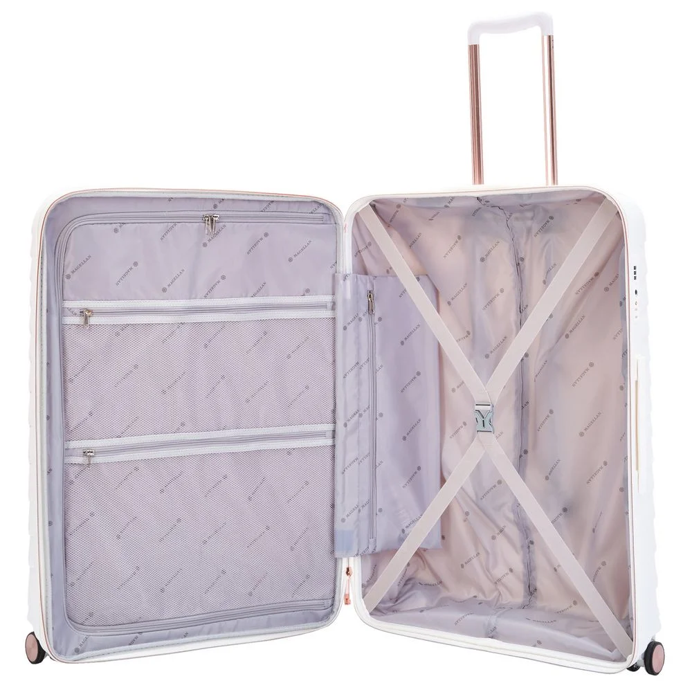 Чемодан Victoria L белый - фото 7