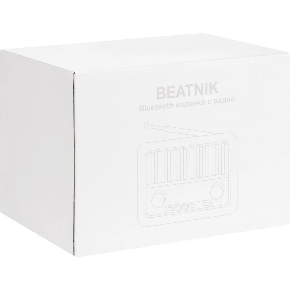 Bluetooth-колонка с радио Beatnik коричневая - фото 11