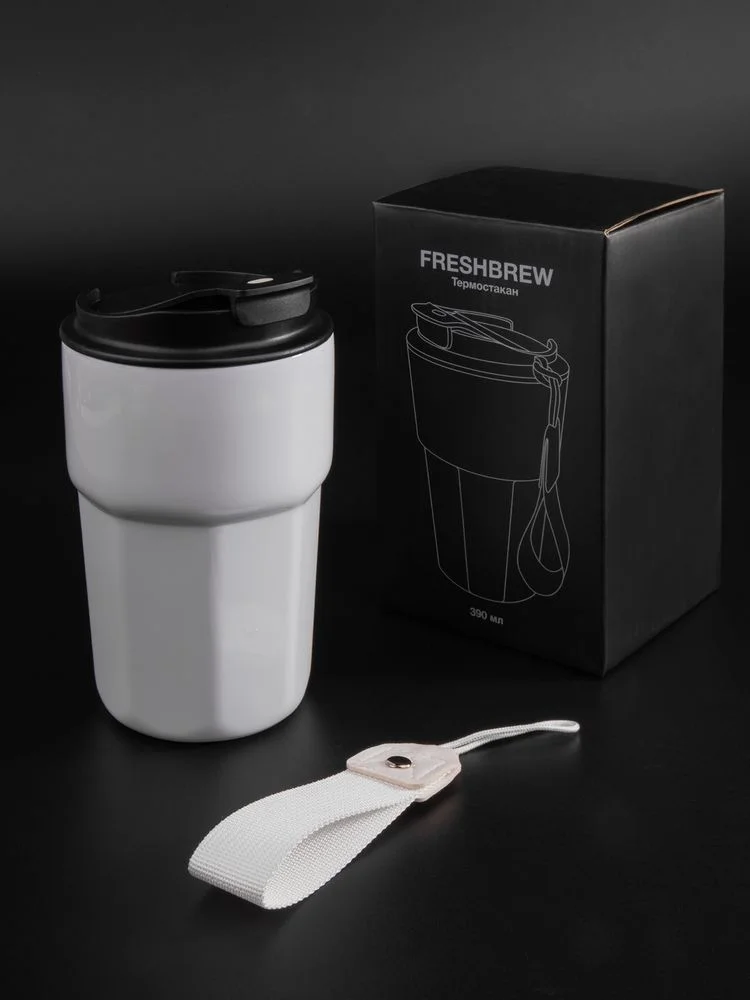 Термостакан Freshbrew белый - фото 10