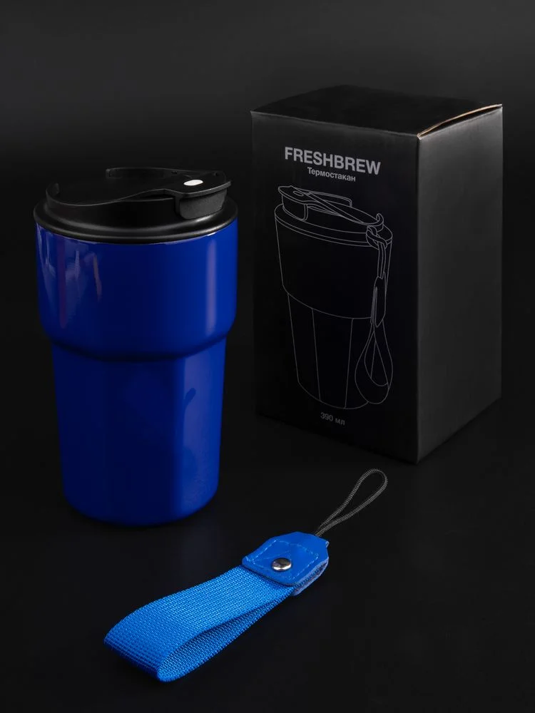 Термостакан Freshbrew синий - фото 9
