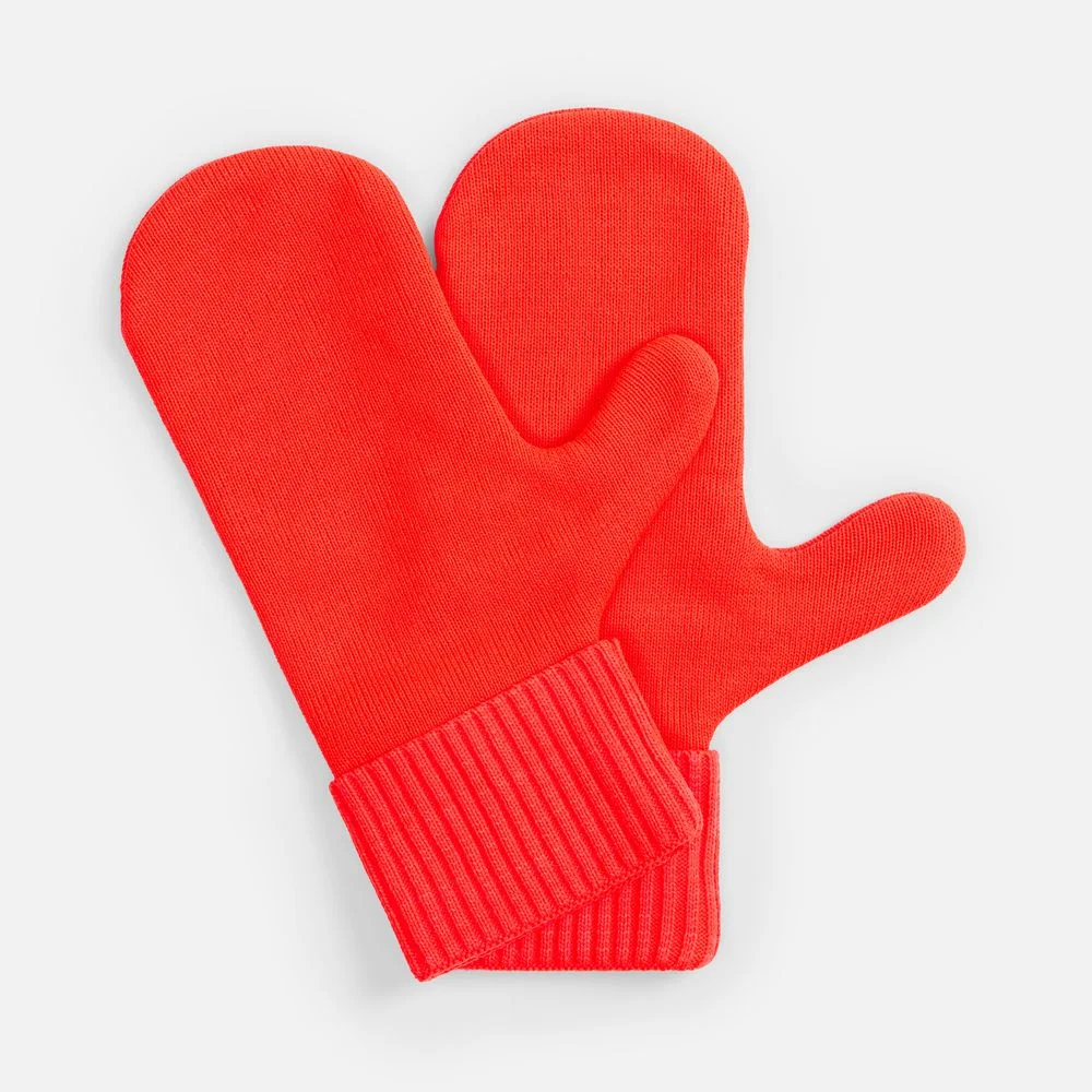 Варежки Yong ярко кармин