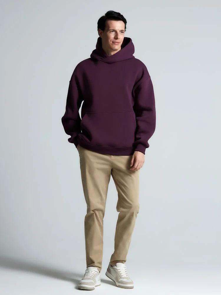 Худи Kulonga Oversize фиолетовое - фото 12
