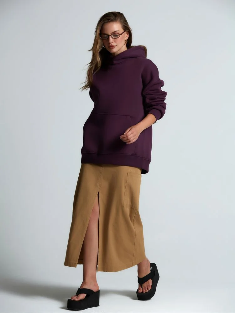 Худи Kulonga Oversize фиолетовое - фото 7